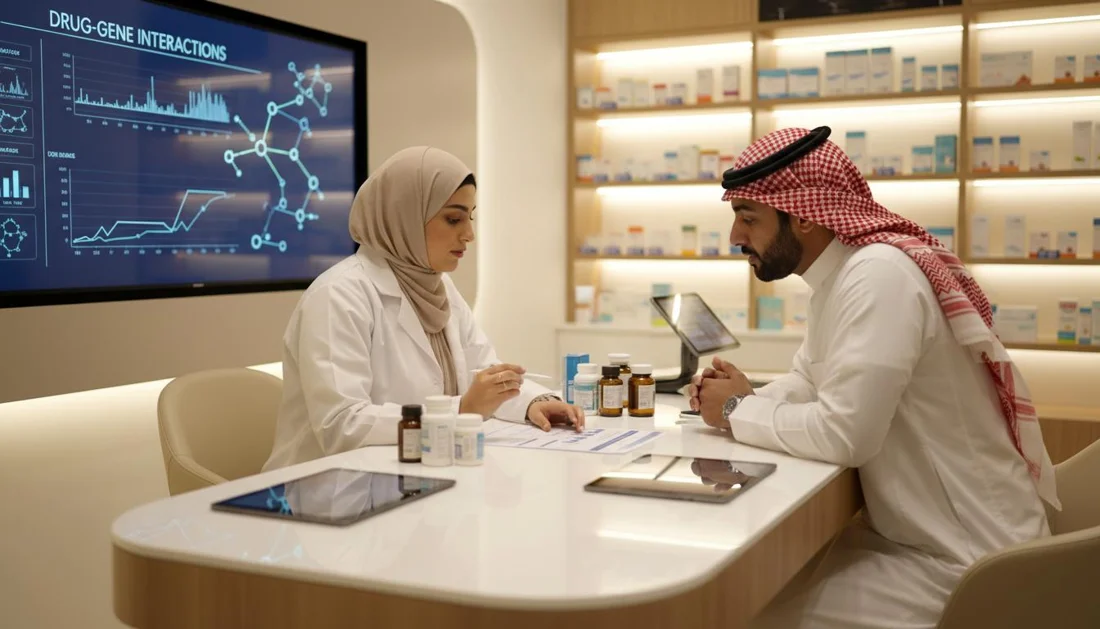 المختبرات الجينومية والدوائية الجينية — صورة توضيحية للخدمة